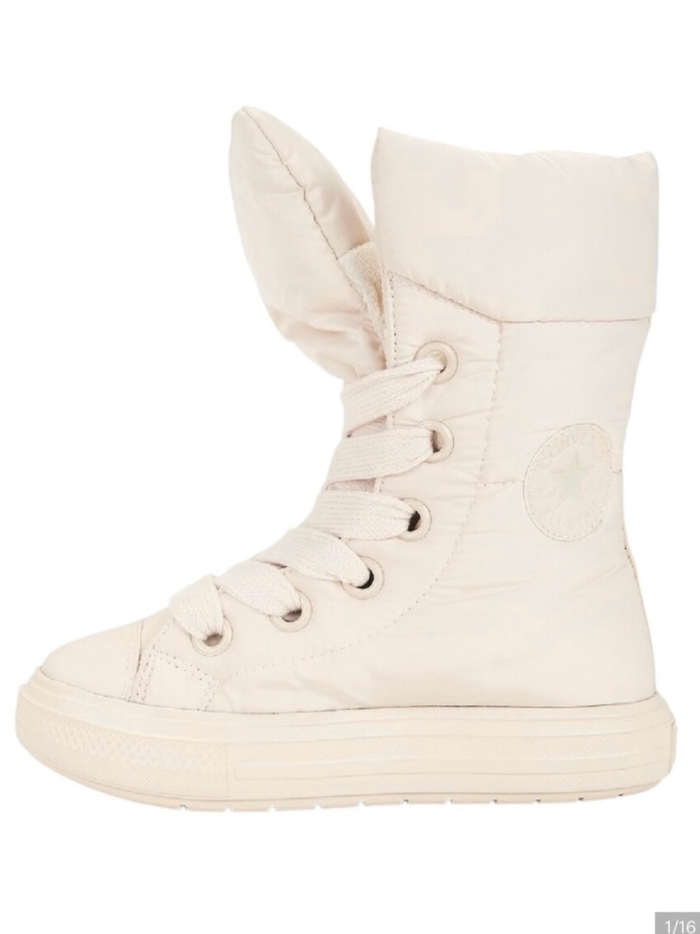 Converse 6.5 NWT Elements Boots X-Hi Cream Water Repellent Women’s Winter New